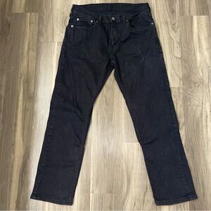 Levis 559 Relaxed Fit Straight Jeans Black Wash Waterless